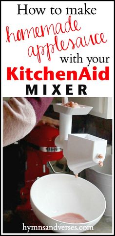 how to make homemade appliance with your kitchenaid mixer - lynn and cheese