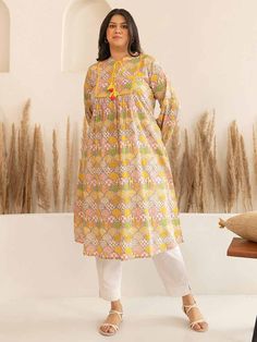 qivii Ethnic Motifs, A Line Kurta, Anarkali Kurta