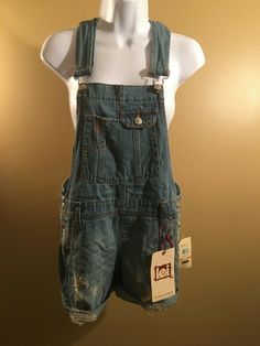 Brand new item  see photos of the item you will receive  included  1 pant note please forgive me for any wrinkles as the item was in a bag  thank you for looking Cotton Cutoff Shortalls With Pockets, Distressed Cotton Overalls In Dark Wash, Distressed Light Wash Denim Overalls, Casual Distressed Shortalls Overalls, Summer Cotton Distressed Shortalls, Distressed Light Wash Cotton Overalls, Casual Distressed Shortalls, Distressed Dark Wash Cotton Overalls, Casual Medium Wash Distressed Shortalls