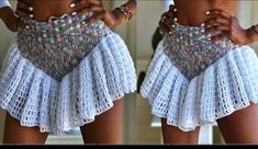 crochet shorts skirt pattern for beginners