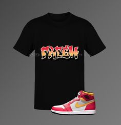 This t-shirt inspired by the Jordan 1 Retro 'Fusion Red' colorway is everything you've dreamed of and more. It feels soft and lightweight, with the right amount of stretch. It's comfortable and flattering for both men and women. This Jordan inspired design is perfect for sneakerheads everywhere!  * 100% combed and ring-spun cotton (Heather colors contain polyester) * Ash color is 99% combed and ring-spun cotton, 1% polyester * Heather colors are 52% combed and ring-spun cotton, 48% polyester * A Red Graphic Shirt For Streetwear, Red Sublimation Design T-shirt With Graphic Print For Streetwear, Casual Red Sublimation Design For Streetwear, Red Casual Sublimation Design For Streetwear, Red Graphic Print Sublimation Design For Streetwear, Red Sublimation Design Graphic Print Streetwear, Red Graffiti Print T-shirt For Streetwear, Jordan 1 Red, Air Jordan Red