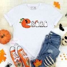 Funny Halloween Shirts, Halloween Outfits, pacman pumpkin, pacman ghosts, FALL SHIRTS, FALL SHIRT IDEAS, FALL SHIRT DESIGNS, FALL SHIRTS WITH SAYINGS, FALL SHIRT COLORS, FALL SHIRTS FOR GIRLS, FALL SHIRTS FOR WOMEN, VINYL FALL SHIRTS, HALLOWEEN T SHIRT, FALL OUTFIT, HOLIDAY T SHIRT, HOLIDAY SHIRT, Pac Man Ghost Tshirt, Pacman Pumpkin, Fall Shirt Designs, Fall Teacher Shirts, Fall Shirt Ideas, Womens Fall Shirts, Fall Long Sleeve Shirts, Pacman Ghost, Pokemon Shirts