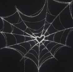 a spider web on a black background