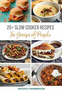 25 slow cooker recipes for groups of people