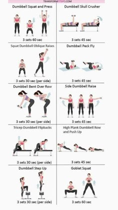 a poster showing how to do an exercise