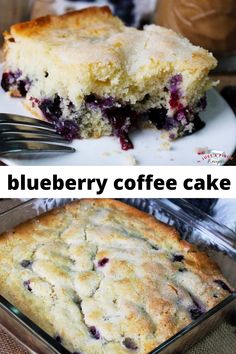 blueberry coffee cake recipe Lemon Coffee Cake, Blueberry Snacks, Blueberry Muffin Mix, Lemon Coffee, Breakfast Cakes, Easy Biscuit, Work Recipes, Blueberry Coffee Cake, Blueberry Coffee