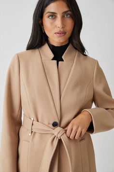 Layer up, and do it in style. From functional parkas to timeless biker jackets and sophisticated blazers, our new-season coats & jackets have you covered for the season ahead. Style: Short Belted Wrap Coat. Ideal for: Smart. Design: Wrap. Make-up & Fragrance: Primer (Yves Saint Laurent, Touche Eclat Blur Primer 30ml), Foundation (Yves Saint Laurent, New All Hours Foundation), Blusher (Estée Lauder, Pure Color Envy Sculpting Blush), Mascara (Lancôme, Hypnôse Custom-Wear Volume Mascara), Setting Spray (Urban Decay, All Nighter Setting Spray 118ml), Fragrance (Valentino, Born In Roma Eau De Parfum). Valentino Born In Roma, All Nighter Setting Spray, Born In Roma, Belted Wrap Coat, Urban Decay All Nighter, Touche Eclat, All Nighter, Biker Jackets, Wrap Coat