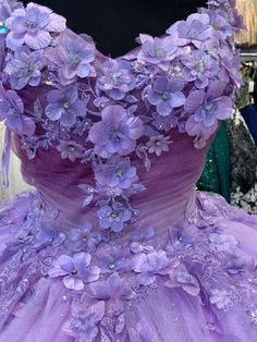 This enchanting Sweet 15 ballgown features a lilac sheer corset adorned with embroidered lace appliqués, paired with an ombre tulle skirt that flows into a sweep train. Perfect for a magical and memorable celebration. - Corset back for best fit and maximum comfort- Color may vary slightly due to lighting- Petticoat not included (see the link below if you need one)Purchase a Petticoat S I Z E C H A R TSize--Chest--Waist---HipXS-----33"---25.5"-----37"S-------34"---26.5"-----38"M------36"---28.5"- Flower Girl Accessories, Sheer Corset, Kids Party Dresses, Baptism Dress, Corset Back, Sweet 15, Communion Dresses, Comfort Color, Quinceanera Dresses