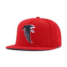 Red Fitted Hat For Sports With Flat Crown, Red Fitted Hat With Flat Crown For Sports, Red Baseball Cap With Flat Crown For Sports Events, Red Baseball Cap For Sports Events, Red Flat Crown Baseball Cap For Sports Events, Red Fitted Hat With Flat Crown For Streetwear, Red Flat Crown Baseball Cap For Baseball Season, Red Fitted Hat For Baseball With Flat Crown, Red Fitted Hat For Baseball Season