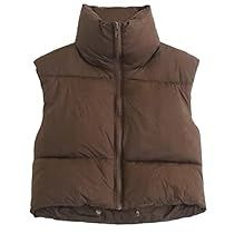 Winter Crops, Puff Vest, Sleeveless Puffer, Woman Vest, Cropped Puffer Jacket, Winter Vest, Trendy Outfits For Teens, Cropped Vest, Cotton Vest