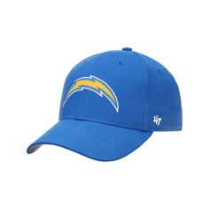 Help your growing Los Angeles Chargers fan finish off their game day getup with this fun MVP adjustable hat from '47. This bold lid features an embroidered team logo on the center crown that highlights their growing appreciation for the team. Pair this cap with their favorite team tee and let everyone know their roots as a Los Angeles Chargers fan have taken hold early.Help your growing Los Angeles Chargers fan finish off their game day getup with this fun MVP adjustable hat from '47. This bold Game Day Snapback Hat With Team Logo, Curved Bill Hat With Team Logo For Sports Event, Game Day Snapback Baseball Cap With Team Logo, Game Day Snapback Cap With Team Logo, Baseball Season Team Logo Snapback Hat For Sports Fans, Baseball Season Snapback Hat With Team Logo, Team-colored Dad Hat Snapback For Fans, Team-colored Snapback Dad Hat For Fan Gear, Collegiate Fitted Hat With Team Logo For Game Day