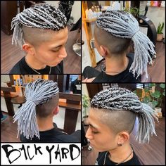 Man Bun Hairstyles, Shaved Hair Designs, Rave Hair, Dreadlock Hairstyles For Men, Mens Hairstyles Thick Hair, Viking Hair, Men Hair Color, Faded Hair