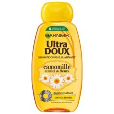 Garnier - Ultra Doux Chamomile Shampoo, 250ml (8.8oz) - myPanier Grocery Essentials, Shampoos, Mustard Bottle, Hair Conditioner, Shampoo And Conditioner, Shower Gel, Hair Products, All Products, Hair Care