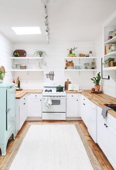 the kitchen is clean and ready to be used as a place for cooking or eating