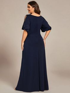 Short Sleeve Round Neck Bodycon Wedding Guest Dress - Ever-Pretty US Elegant Half Sleeve Maxi Dress, Evening Dress With Half Sleeves, Solid Color Half Sleeve Evening Dress, Elegant Half Sleeve Prom Dresses, Exquisite Dresses, Concert Dresses, Find Your Match, Formal Evening Dress, Evening Dresses Cocktail