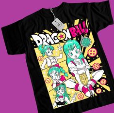 a t - shirt with the words dragon ball on it