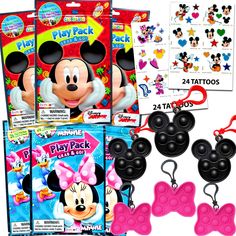 mickey mouse party favors and decorations for children's birthday or baby's first birthday