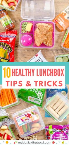 lunch boxes filled with healthy lunchbox tips and tricks