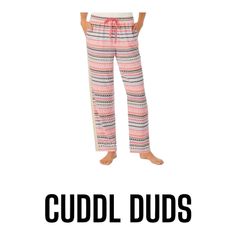 Cuddl Duds Ladies Sleep Pants Pink Pattern And Solid Print On Sides Sizes Medium 10-12 And Large 14- 16 And Xl 18-20 94% Polyester, 6% Spandex This Is A Full-Length Long Pant With A Comfortable Elastic Waistband And Functional Adjustable Drawstring. Made From A Soft Stretch Sweater Knit Fabrication, You'll Want To Lounge In All Day And Night The Washing Instructions Are To Machine Wash Cold With Like Colors And Tumble Dry Low If Desired. You May Also Iron On Low If Needed. All Orders Ship Next B Cuddle Duds Leggings, Pink Cotton Sleepwear With Elastic Waistband, Comfortable Pink Pants For Loungewear, Comfortable Pink Loungewear Pants, Comfortable Pink Sleepwear For Sleepover, Cozy Relaxed Fit Pink Pants, Pink Relaxed Fit Cozy Pants, Relaxed Fit Cozy Pink Pants, Comfortable Pink Lounging Pants