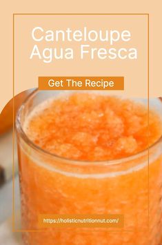 the recipe for cantaloupe agua fresca