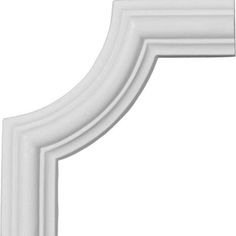 an image of a white frame for a wall or ceiling decoration on a white background