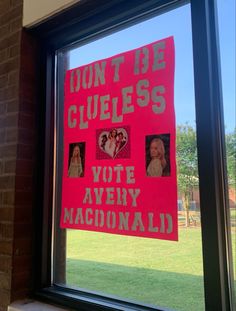 Princess Posters Ideas, Cute Sga Posters, Clueless Campaign Poster, Home Coming Court Campaign Ideas, Pink Student Council Posters, Miss Junior Campaign Posters, Prom Royalty Campaign, Homecoming Slogans For Princess, Pink Campaign Poster