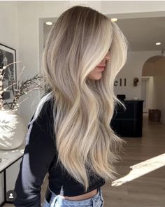 Bright Blonde Hair, Rambut Brunette, Summer Blonde Hair, Light Blonde Hair, Balayage Blonde, Blonde Hair With Highlights, Hair Shades