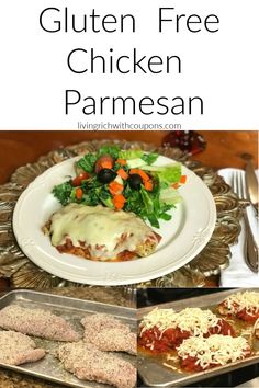 gluten free chicken parmesan is an easy dinner recipe