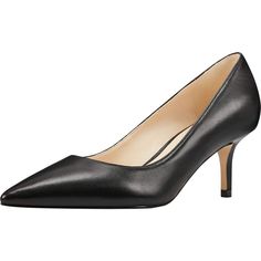 PRICES MAY VARY. Elevate your wardrobe in the Nine West Arlene dress pumps. This pump features a fashionable kitten heel and trendy pointy toe that adds an extra wow factor to your everyday heel. Founded in 1978, Nine West empowers women to take on the world in style, from day to night. Pointed Toe Slip on Closure 2.48" Heel Height Everyday Heels, Slip On Pumps, Leather Man, Best Amazon, Stiletto Pumps, Pump Dress, Kitten Heel, Black Pumps, Womens Heels