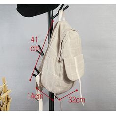 Unique design women large bag women canvas backpack canvas shoulder bag. Large Capacity Canvas Bags For Students, Large Capacity Canvas Student Bags, Large Capacity Canvas Shoulder Bag For Students, Casual Beige Shoulder Bag For Students, Casual Large Capacity Backpack For Summer, Beige Cotton Backpack Shoulder Bag, Cotton Beige Backpack Style Shoulder Bag, Beige Cotton Backpack Style Shoulder Bag, Casual Large Capacity Summer Backpack