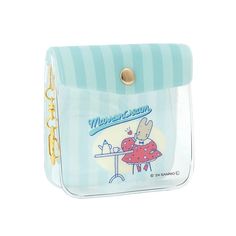 Square Mini Pouch (Vintage Retro) is released at Japan Sanrio Store on Today~! A vintage retro series with a warm feel to it. A convenient mini size for separating and storing cosmetics and small items★ Comes with a convenient metal fitting so you can attach it to a bag♪ Size: Approx. width 8.5 x depth 3 x height 8.5 cm*excluding metal fittings Material: Front: PVCBack: Textured PVCMetal fittings and chain: Metal (gold plated) Detail: ●Snap button closure●Inside: 1 open pocket Photo credit: Japan Sanrio Store Pocket Photo, Sanrio Store, Stationary Shop, Disney Shanghai, Mini Pouch, Plush Toy Dolls, Mini Pouches, Ear Hats, Cameras And Accessories