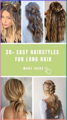 Easy Hairstyles For Long Hair Step By Step, Simple Long Hair Updo, Quick Hairstyles For Long Hair, Easy Hair Dos, Easy Work Hairstyles, Braided Hairdo, Guest Hair, Stunning Hairstyles, Really Long Hair