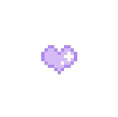 an image of a pixel heart on a white background