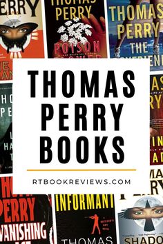 there are many books on this page with the words thomas ferry books in front of them