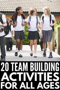 the cover of 20 team building activities for all ages