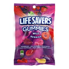 Wholesale Lifesavers Gummies Wild Berries 7 Oz Peg Bag- Bulk Lifesavers Candy, Gummies Candy, Lifesaver Candy, Wholesale Candy, Candy Gift Baskets, Food And Snacks, Apple Watch Bands Fashion, Wild Berries, Sleepover Food