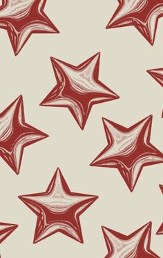 red and white stars on a beige background