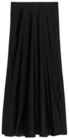 Stretch Lined Maxi Skirt For Daywear, Stretch Flared Skirt For Workwear, Stretch Maxi Skirt With Elastic Waistband For Daywear, Sleek Flowy Midi Skirt, Sleek Midi Flowy Skirt, Viscose Flared Skirt For Work, Black Relaxed Fit Viscose Skirt, Workwear Viscose Flared Skirt, Workwear Pleated Skirt With Elastic Waistband Stretch