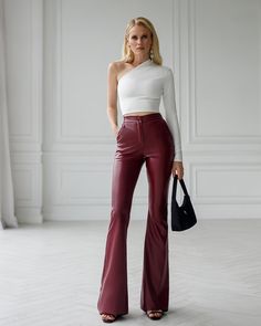 Perfect for everyday looks and special occasions, hippie parties, biker women DETAILS -  vegan leather bellbottoms -  inner seam 37,4 inches or 95cm  -  flared style  -  high rise -  perfect fit leather crop top can be bought here https://www.etsy.com/MoraBrand/listing/1106704199/black-faux-leather-crop-top-pu-leather MATERIAL faux leather (vegan) leather SIZES XS= 0 US numeric  WAIST 23-24.8 inches or 59-63 cm HIPS 33-35 inches or 86-90 cm S= 2 US numeric  WAIST 25-26 inches or 63-67 cm HIPS 35-37 inches or 90-94 cm M = 4 US numeric  WAIST 26-28 inches or 68-71 cm HIPS 37-38.5 inches or 94-98 cm L =6 US numeric  WAIST 28-29.5 inches or 71-75 cm HIPS 38.5-41 inches or 98-104 cm PAYMENT You can pay for your order with Paypal or using a credit card. Drop me a line, I'll send you an instructi Fitted Flare Leather Pants For Party, Trendy Party Flares For Fall, Leather Flare Pants For Fall, Flared Leather Pants For Fall, Fall Flare Leather Pants, Fall Leather Flare Pants, Fitted Flare Faux Leather Bottoms, Fitted Faux Leather Flare Bottoms, Fall Faux Leather Flare Pants