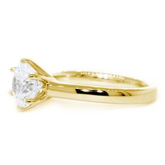 Solitaire Engagement Ring, 6 Prong Crown Setting in 18K Yellow Gold Retail Price: $1,500.00 Online Price: $1,050.00 Sziro Style No.: E/W-Z60208Y Designer: Sziro Jewelry Setting is for a 1CT to 2.5CT round center stone. Setting is 7.5mm wide. Ring is about 2.8mm wide and 2.4mm thick. Center stone diamond is not included. This ring can ship set with a cubic zirconia center stone. https://youtu.be/YdxXIzOtP7k Turtle Charm, Wide Ring, Turtle Pendant, Custom Pendants, Stone Setting, Diamond Solitaire Engagement Ring, Cross Charms, How To Make Earrings, Gold Filled Chain