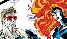 an image of a man and woman with red hair in comic style art by artist scott vandermeer