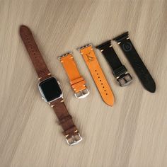 Introducing our Brown Leather Apple Watch Band - a perfect blend of timeless style and functionality. Crafted from high-quality brown leather, this watch band seamlessly combines sophistication with durability. Designed to fit Apple Watches in sizes 38mm, 40mm, 41mm, 42mm, 44mm, 45mm, and 49mm, our leather band ensures a snug and comfortable fit for every wrist. The rich brown hue adds a touch of classic elegance to your Apple Watch, making it a versatile accessory suitable for both casual and f Watch Making, Leather Apple Watch Band, Apple Watches, Apple Watch Bands Leather, Gift For Boyfriend, Leather Watch Strap, Apple Watch Band, Personalized Leather, Custom Leather