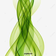 an abstract green background with wavy lines