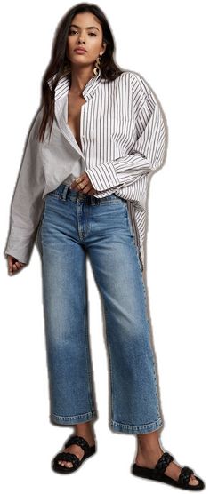 Your Shoes, Cropped Jeans, The Earth, Banana Republic, Organic Cotton, Wide Leg, Wonder, High Waisted, Collage