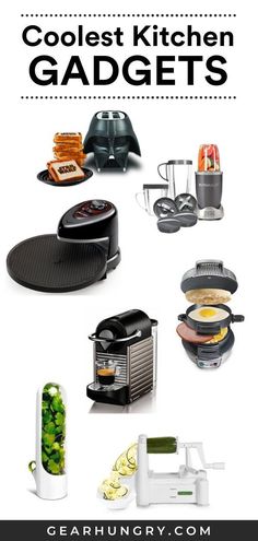 an advertisement for the coolest kitchen gadgets