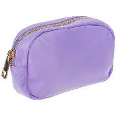 Dimensions: 4.7" x 8.75" Material: Fabric, Plastic & Metal Color: Lavender Quantity: 1 For a stylish place to keep your makeup and accessories, try this Rectangle Makeup Pouch. It has a smooth rectangular body with a shiny metallic zipper across the top. Its simple style makes it the perfect base for personalizing with stickers, pins, patches, and rhinestones! Not just for makeup, you can also use this bag to hold a variety of small items such as hair ties and small jewelry pieces. Leave it blan Girly Makeup, Cute School Supplies, School Essentials, Clueless, Makeup Pouch, Small Jewelry, Makeup Yourself, Simple Style, Hair Ties