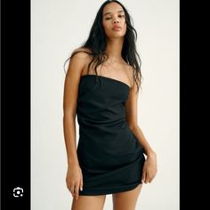 Never Worn. In Perfect Condition. Black Mini Dress, Zara Black, Black Mini, Zara Dresses, Mini Black Dress, Dresses Xs, Zara, Mini Dress, Womens Dresses