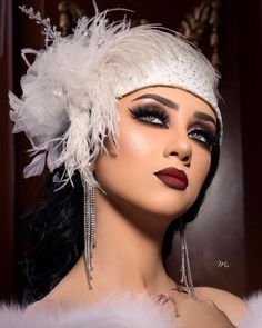 Charleston Style 1920s, Great Gatsby Makeup And Hair, Flapper Makeup 1920s