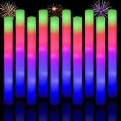 an image of colorful fireworks in the dark