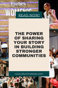 the power of sharing your story in building stronger communities with women's leaders